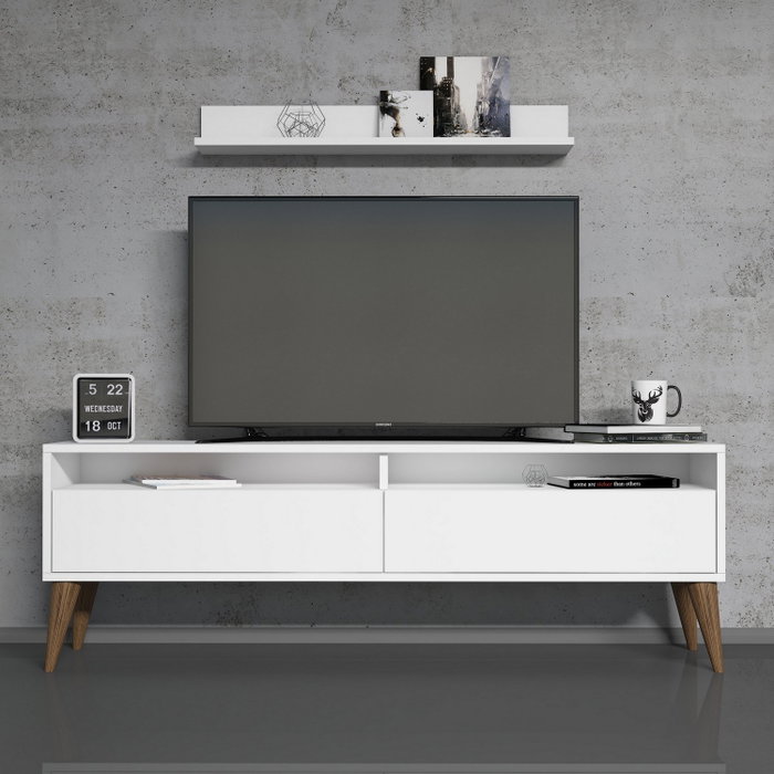 Hanah Home Mueble para TV Blanco Hanah Home Mueble para TV Blanco